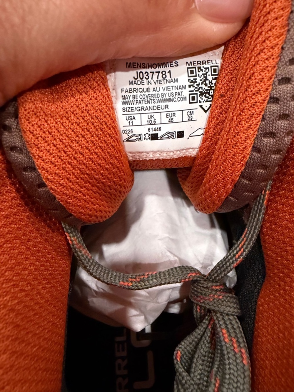 Merrell Moab Speed 2 Leather Mid Waterproof Hiking Boots - Men's size 11 - Picture 12 of 13